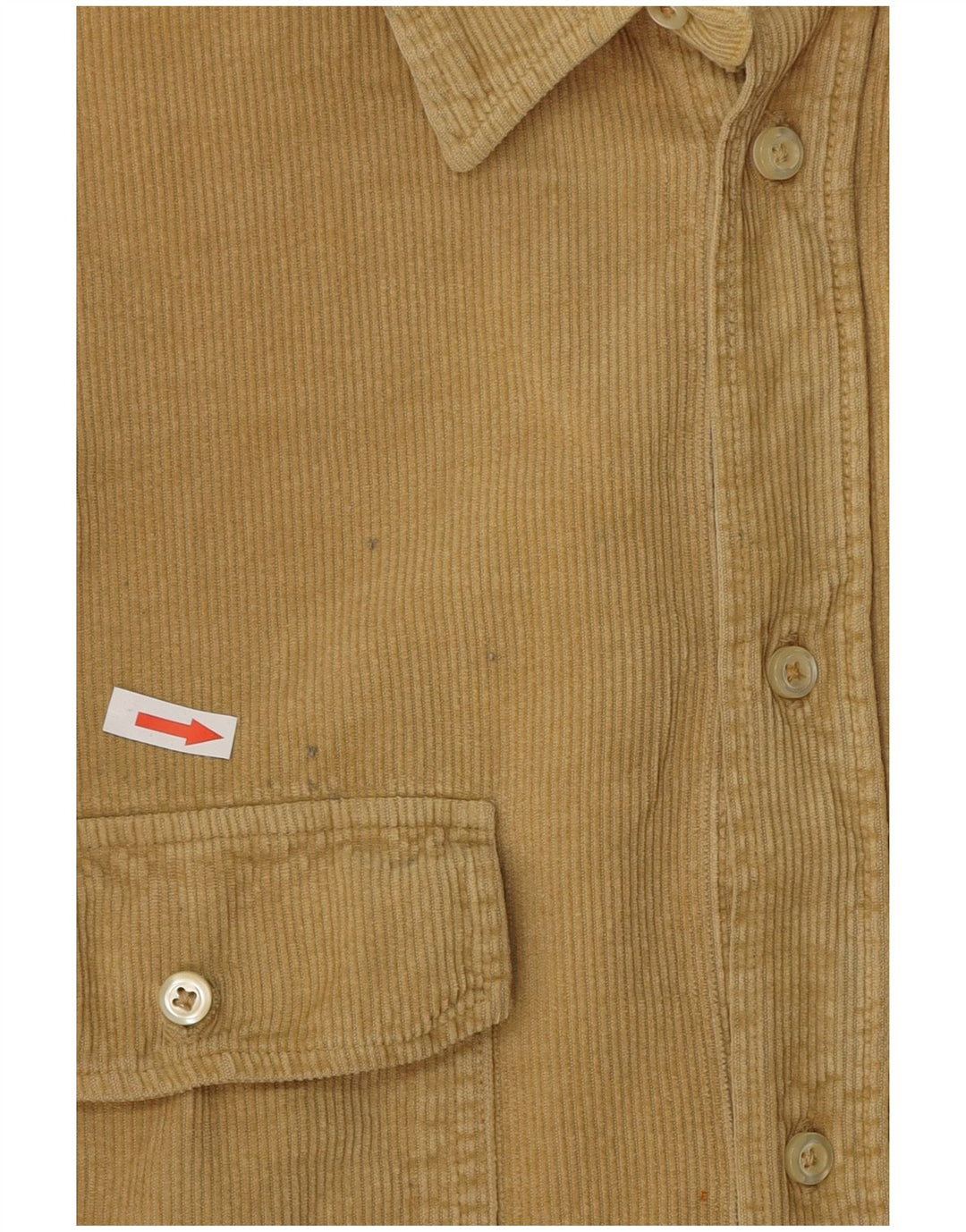 Murphy & Nye Mens Sailmakers Corduroy Shirt XL Beige