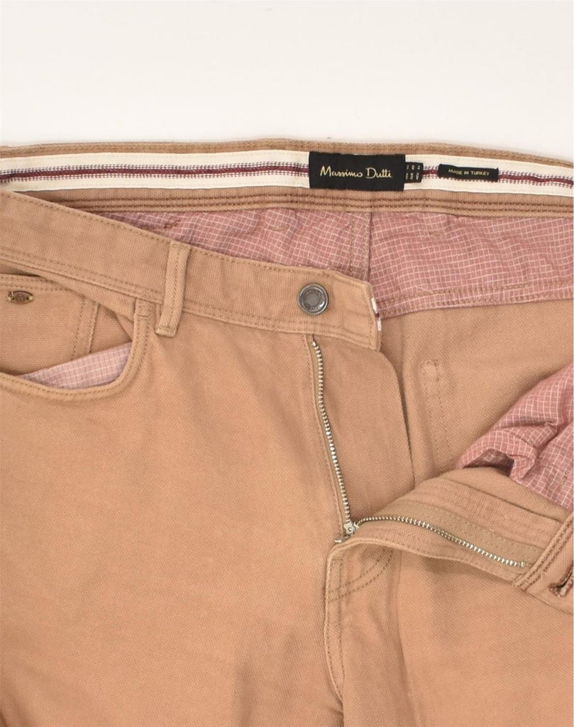 MASSIMO DUTTI Womens Slim Casual Trousers EU 40 Medium W32 L29  Brown | Vintage Massimo Dutti | Thrift | Second-Hand Massimo Dutti | Used Clothing | Messina Hembry 