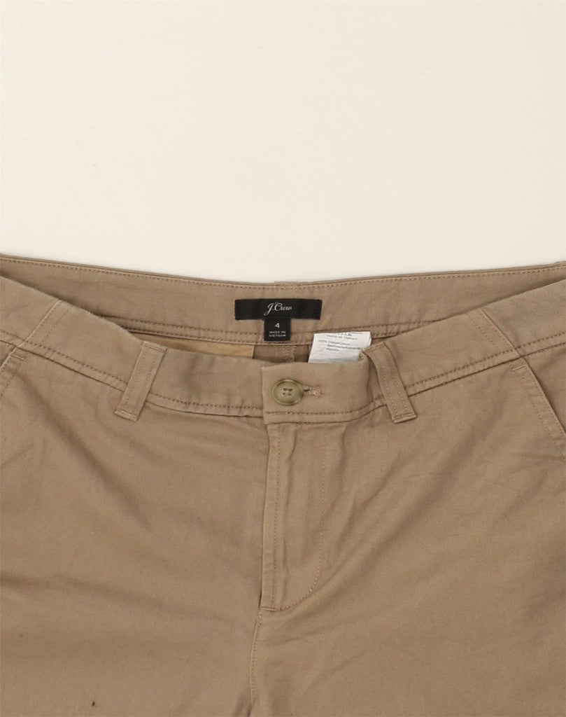 J. CREW Womens Slim Chino Trousers US 4 Small W30 L28 Beige Cotton | Vintage J. Crew | Thrift | Second-Hand J. Crew | Used Clothing | Messina Hembry 