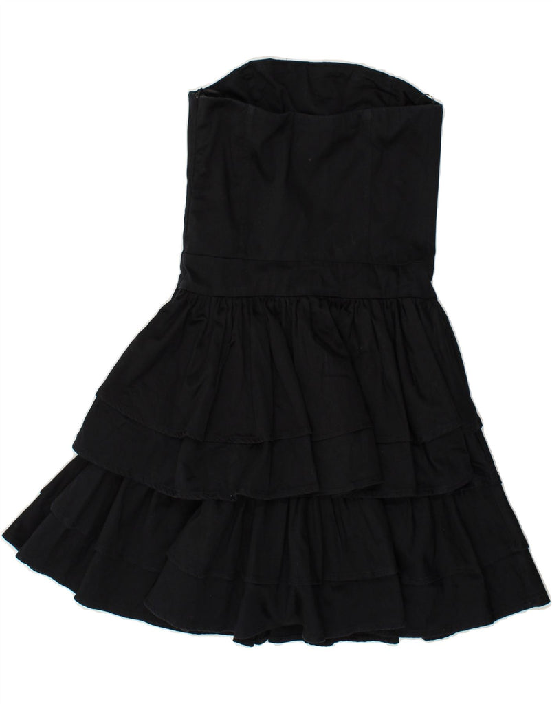 BORSALINO Womens Strapless Dress IT 42 Medium Black | Vintage Borsalino | Thrift | Second-Hand Borsalino | Used Clothing | Messina Hembry 