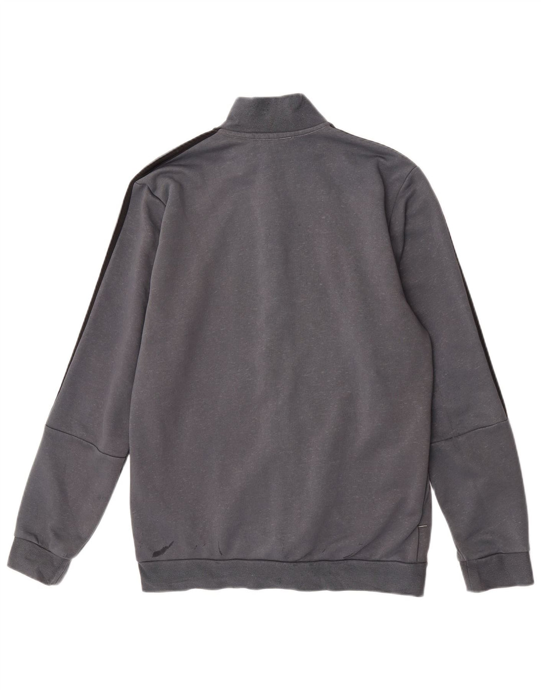 Adidas Mens Tracksuit Top Jacket UK 40/42 Medium Grey Cotton