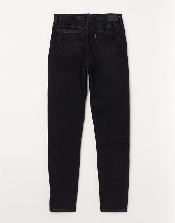 Levi's Girls Slim Jeans 14-15 Years W26 L28 Black Cotton