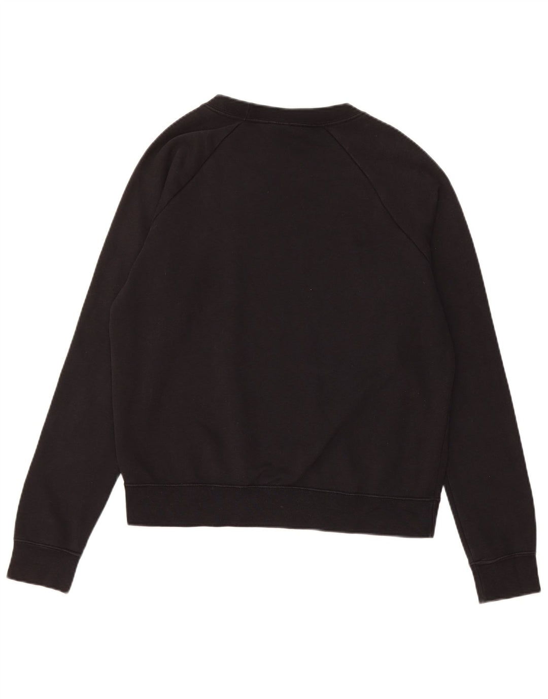 Nike Womens Graphic Oversized Sweatshirt Jumper UK 12 Small Black Cotton
