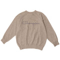 Champion Girls Graphic Oversized Sweatshirt Jumper 9-10 Years Medium Grey