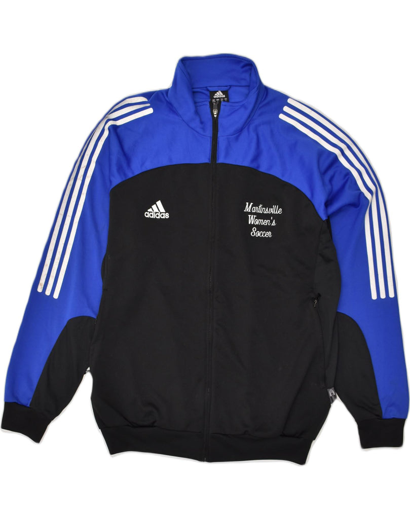 ADIDAS Mens Tracksuit Top Jacket UK 44 /46 Large Black Colourblock | Vintage Adidas | Thrift | Second-Hand Adidas | Used Clothing | Messina Hembry 