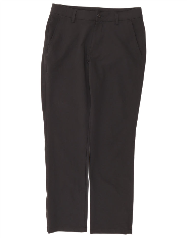Under Armour Womens Straight Chino Trousers W32 L30 Navy Blue