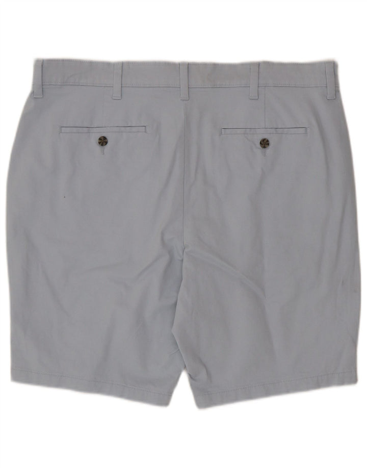 Marks & Spencer Mens Chino Shorts W38 XL Blue Cotton