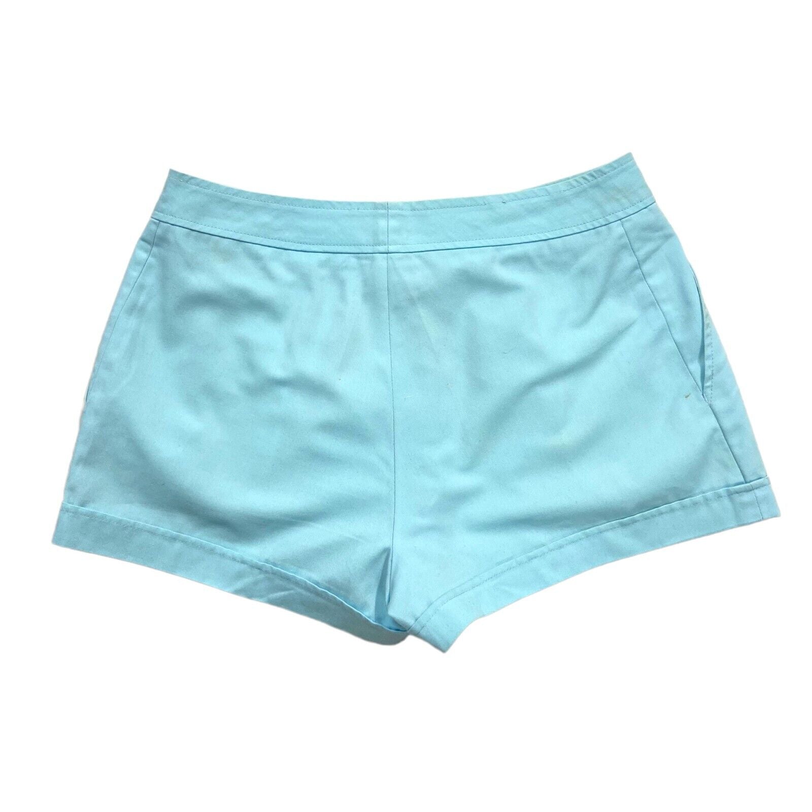 Le Coq Sportif Women s Tennis Shorts Vintage 90s Retro Sportswear Blue VTG Vintage Second Hand Clothing Online Messina Hembry