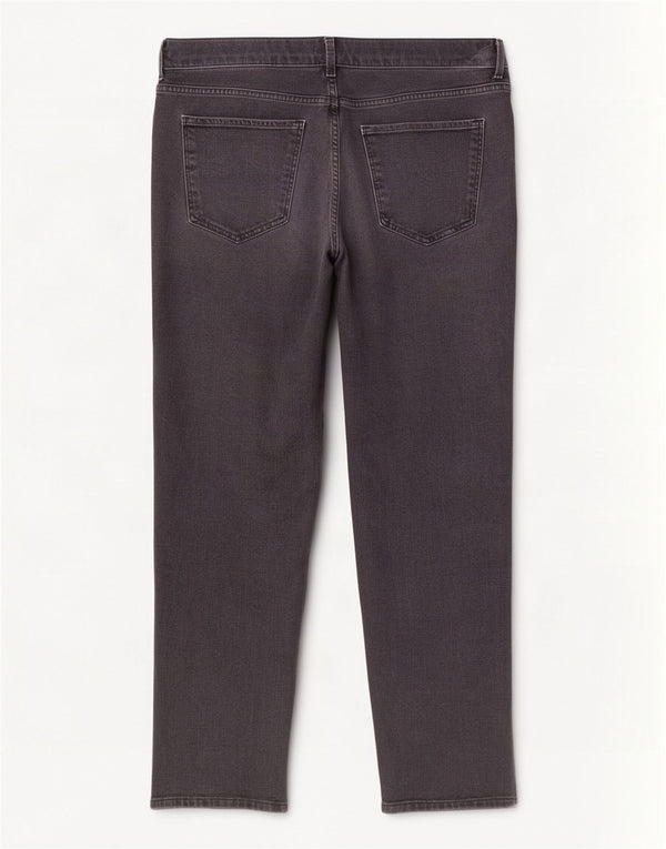 Marks & Spencer Womens Straight Jeans UK 20 2XL W36 L28 Grey Cotton