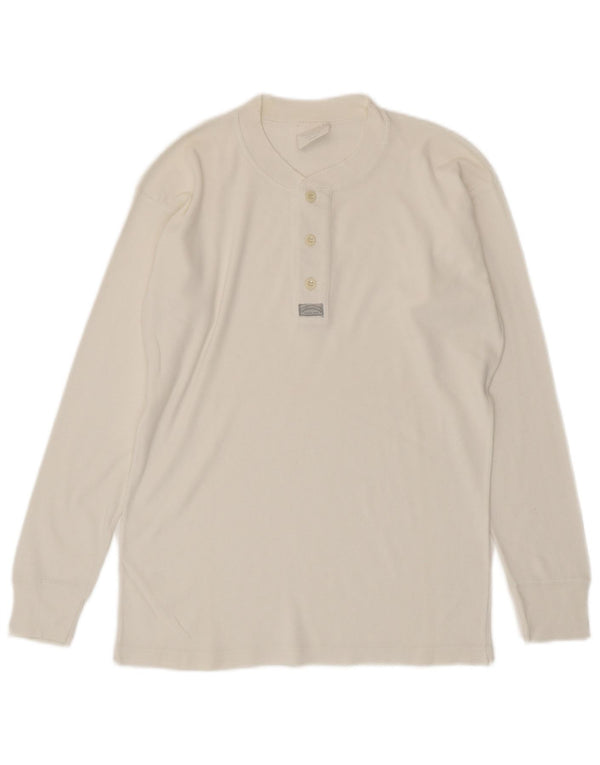 Levi's Mens Top Long Sleeve Small White Cotton