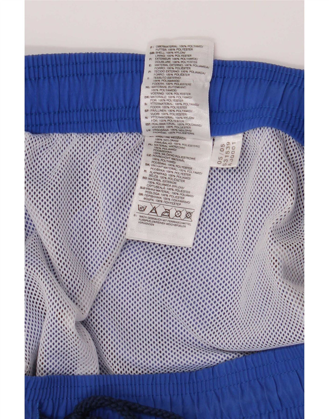 Adidas Mens Swimming Shorts 2XL Blue Polyester