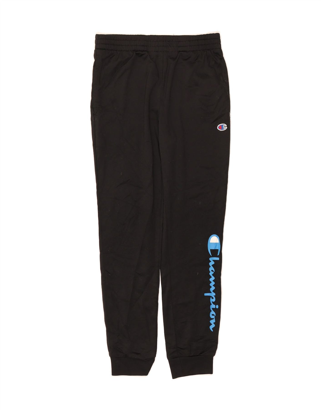 CHAMPION Boys Graphic Tracksuit Trousers Joggers 9-10 Years Medium Black Vintage Champion and Second-Hand Champion from Messina Hembry 