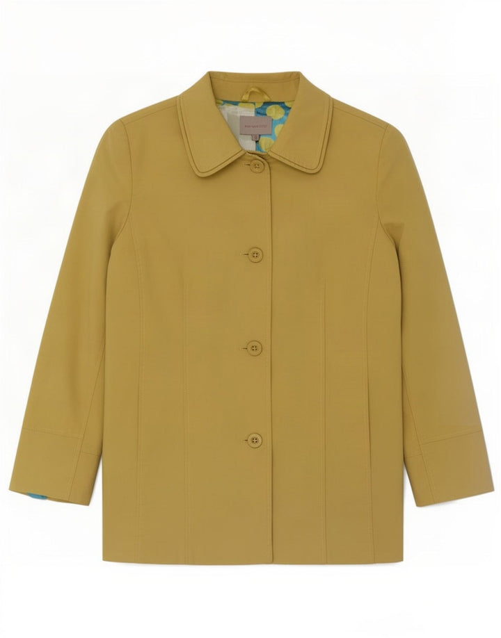 Marks & Spencer Womens Per Una 4 Button Blazer Jacket UK 16 Large Yellow