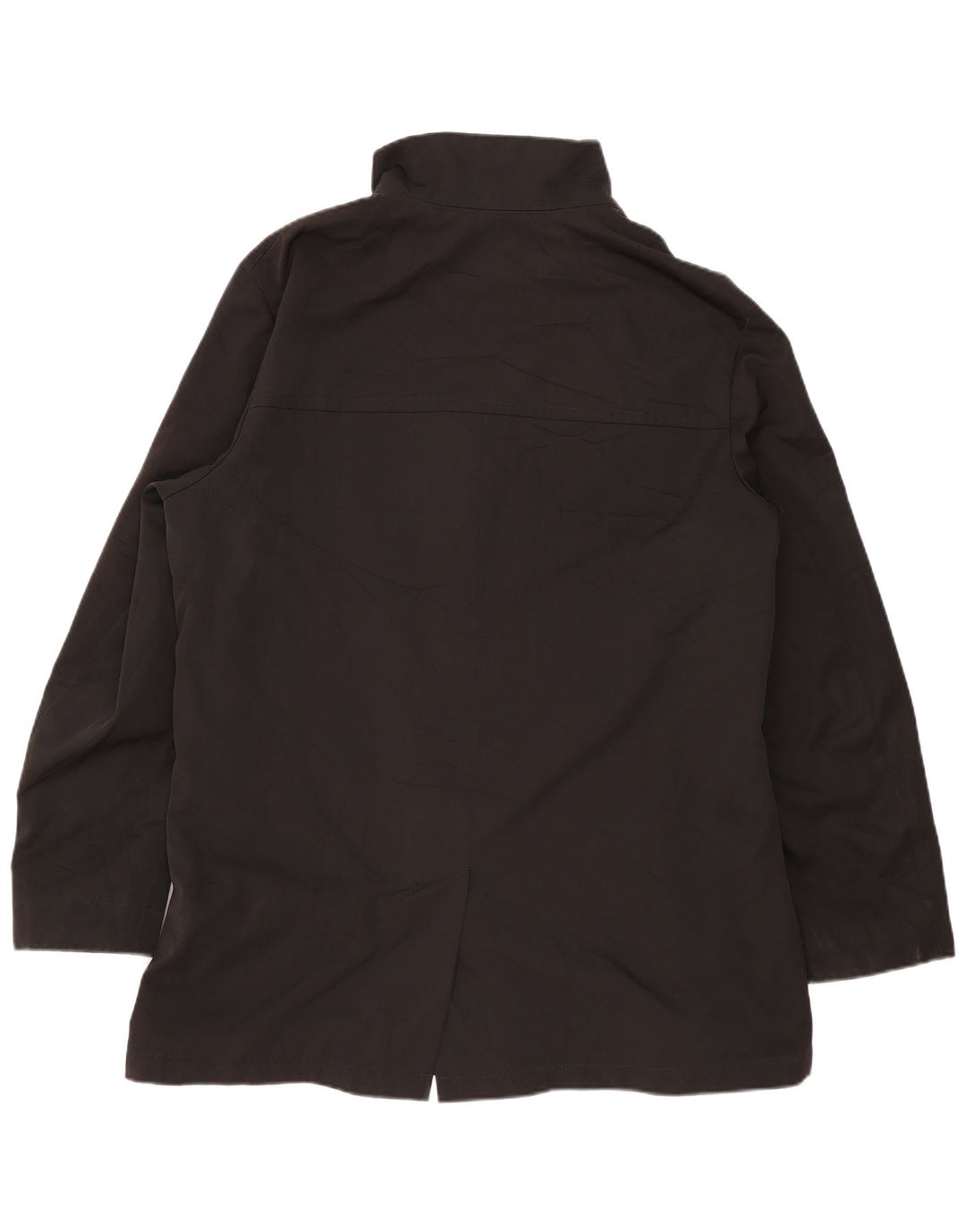 Hugo Boss Mens Overcoat EU 56 3XL Black Polyester