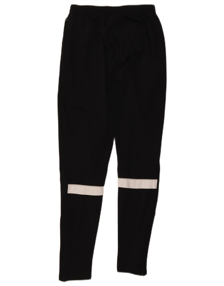 Nike Womens Dri Fit Tracksuit Trousers UK 6 XS  Black Polyester