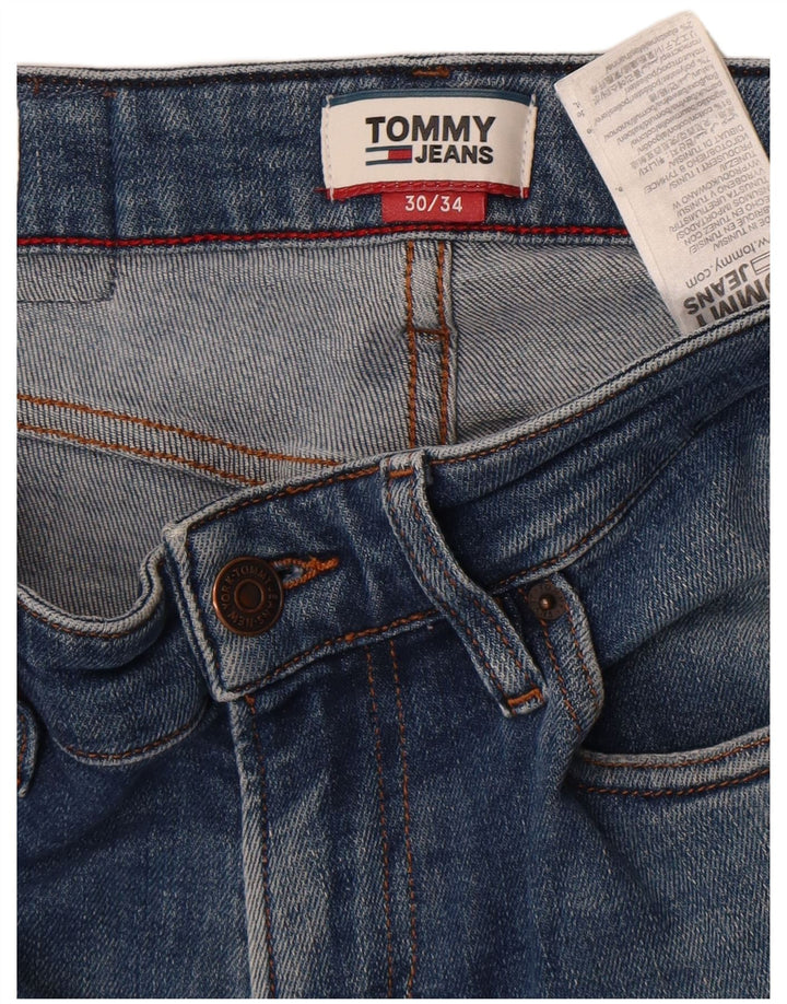 Tommy Hilfiger Mens Scanton Heritage Slim Jeans W30 L34 Blue Cotton