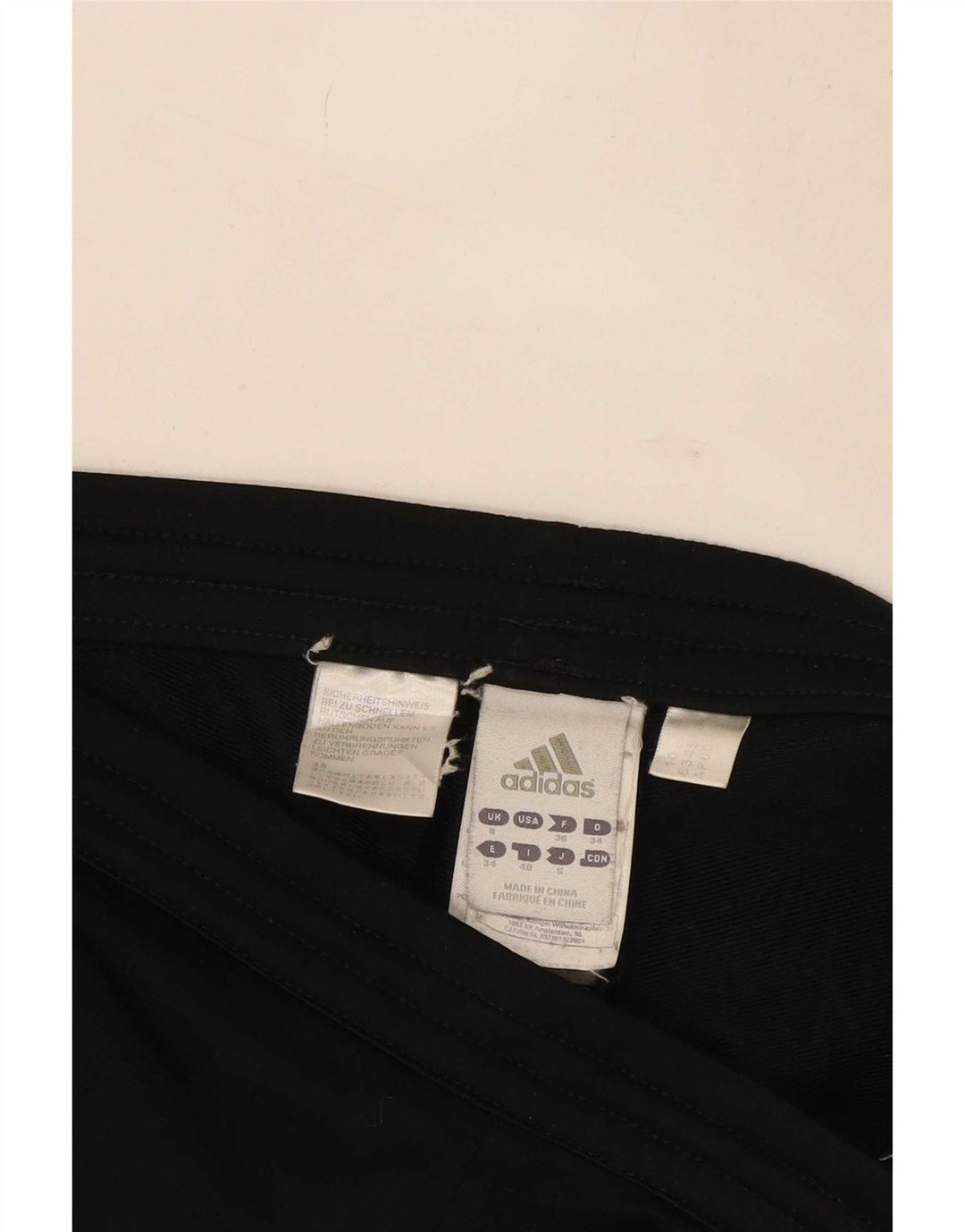 Adidas Womens Tracksuit Trousers UK 8 Small Black Polyester