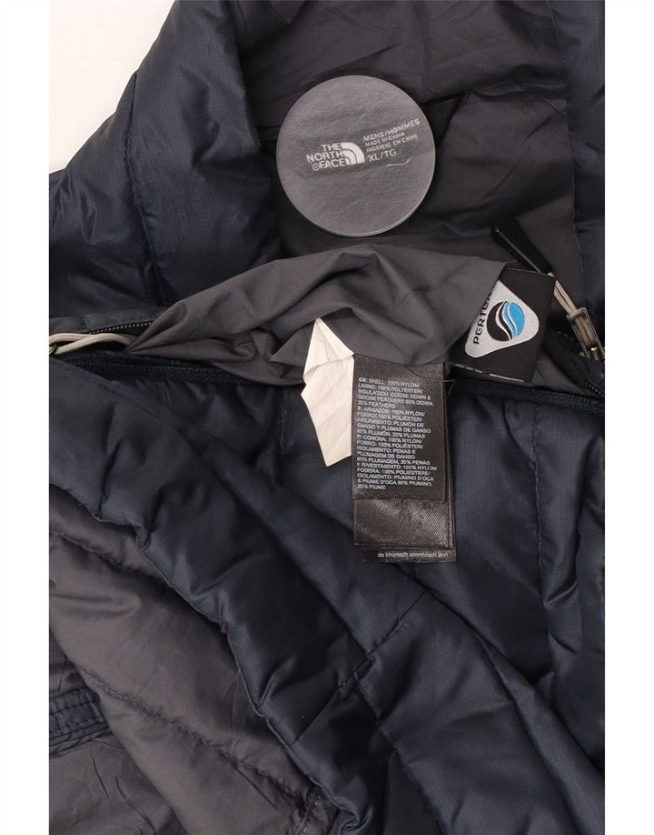The North Face Mens Padded Jacket UK 42 XL Navy Blue Nylon