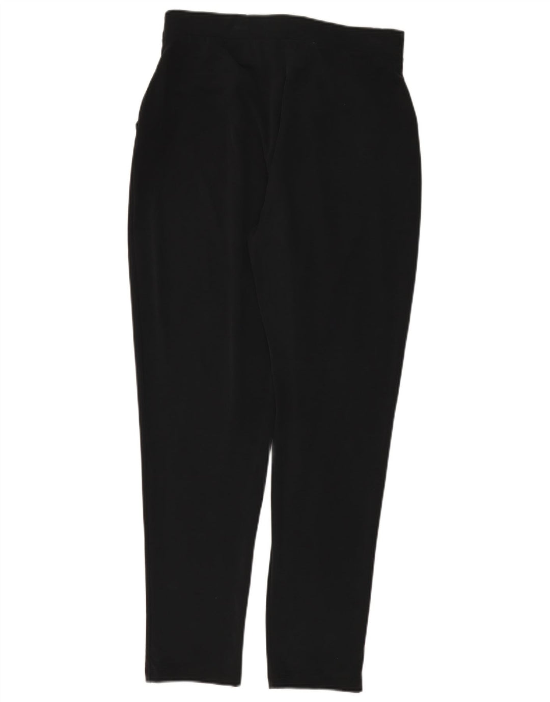 Marks & Spencer Womens Pegged Chino Trousers UK 12 Medium W30 L31 Black