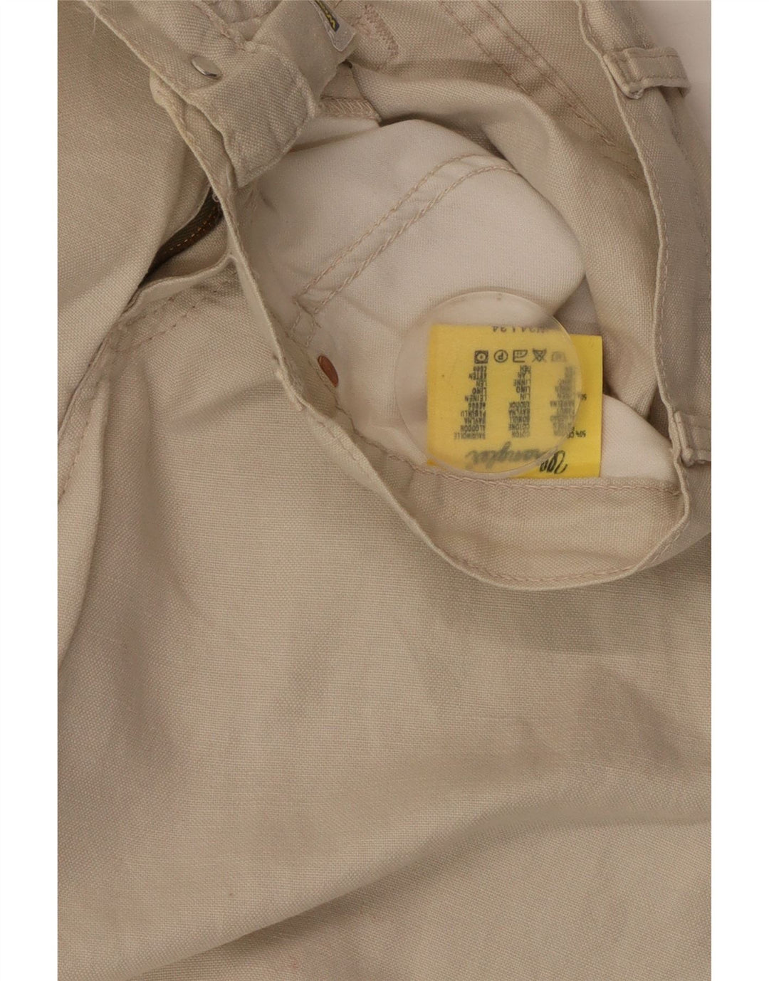 WRANGLER Mens Straight Casual Trousers W34 L34  Beige Cotton