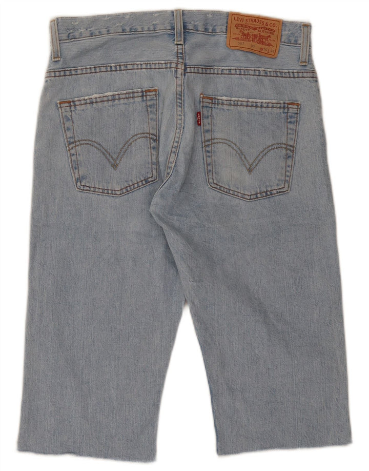 Levi's Mens 507 Denim Bermuda Shorts W30 Medium Blue