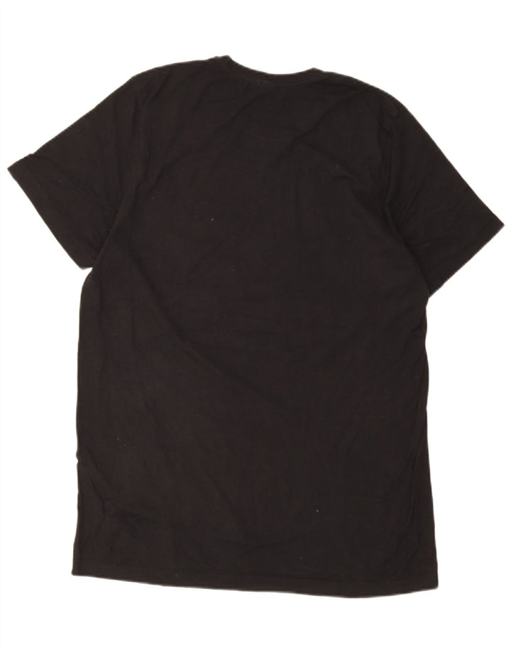 Adidas Mens Graphic T-Shirt Top Large Black Cotton