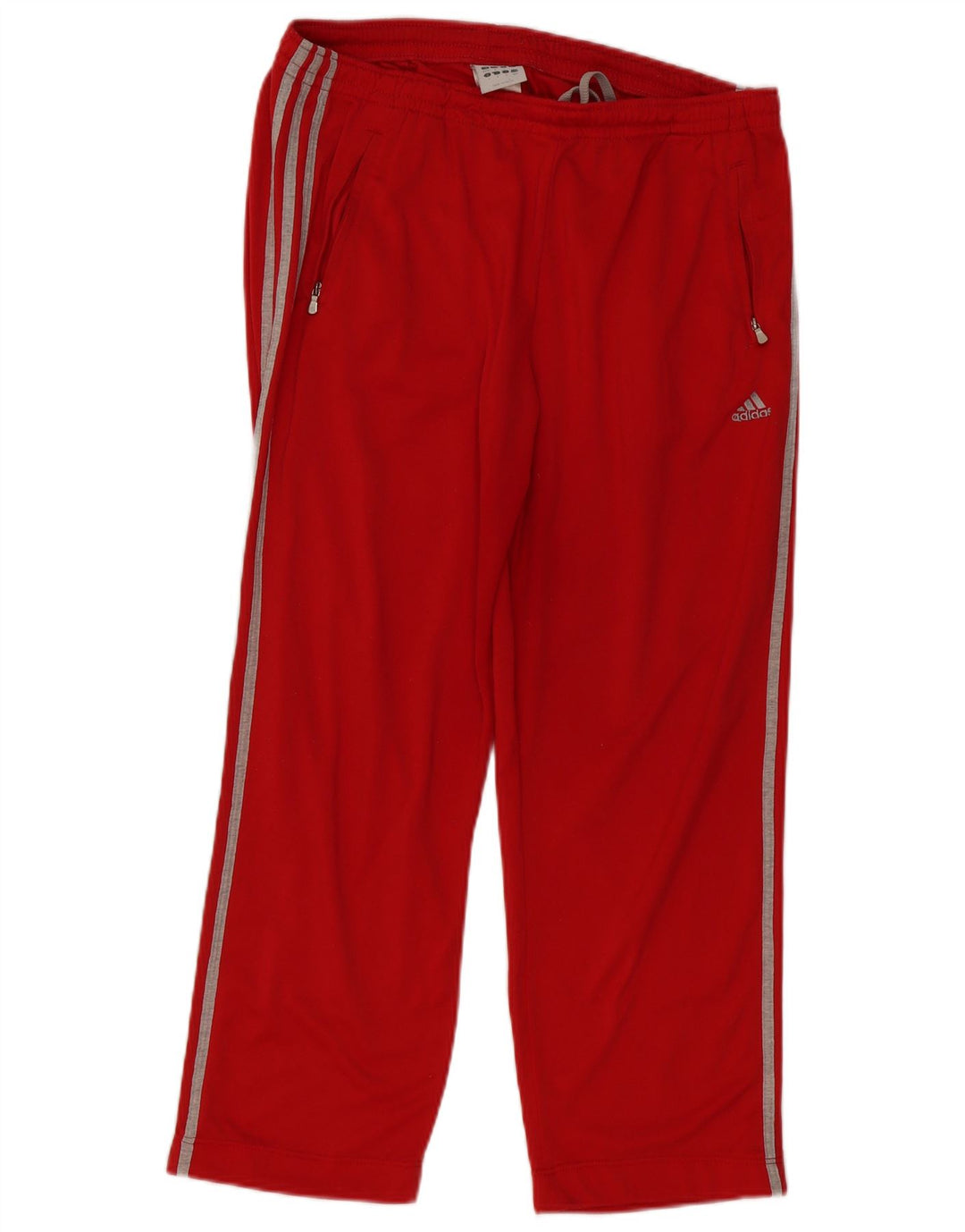 Adidas Mens Tracksuit Trousers UK 40/42 Medium  Red Polyester