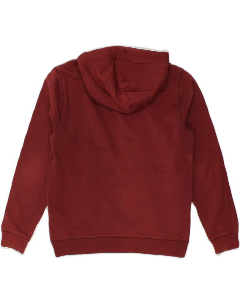 JACK WILLS Mens Graphic Hoodie Jumper Medium Burgundy Cotton | Vintage Jack Wills | Thrift | Second-Hand Jack Wills | Used Clothing | Messina Hembry 