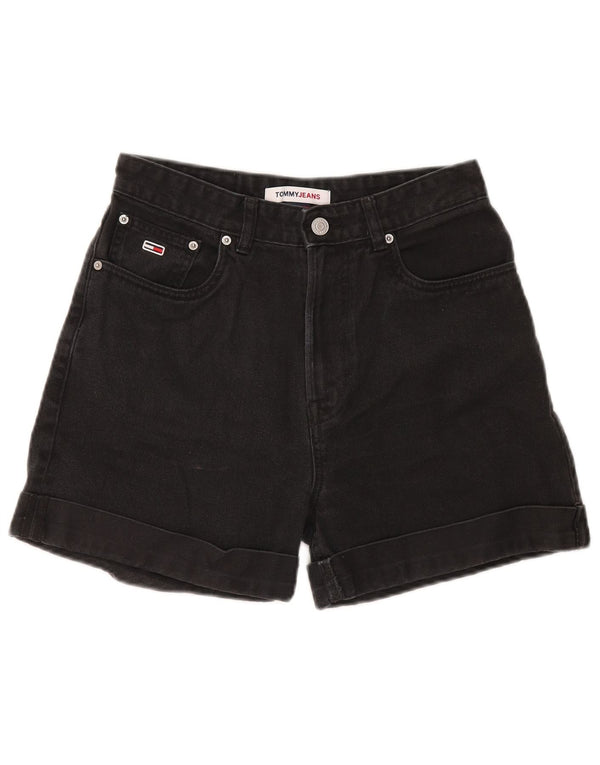 Tommy Hilfiger Womens Denim Shorts W28 Medium  Black