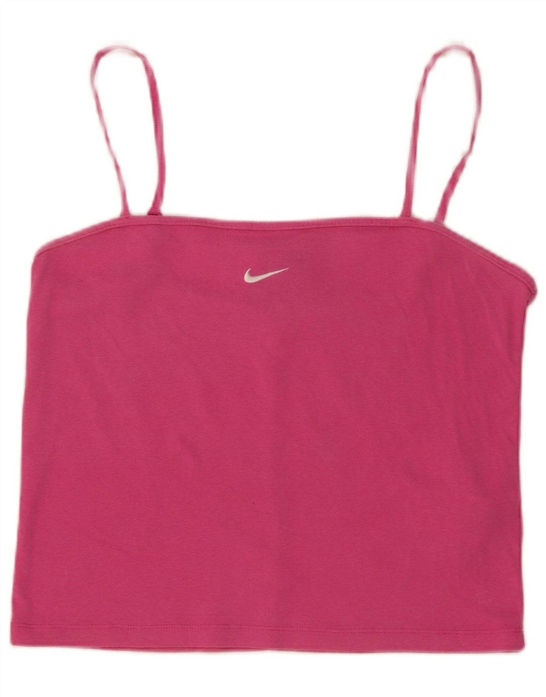 Nike Womens Cami Top UK 14 Large Pink Cotton