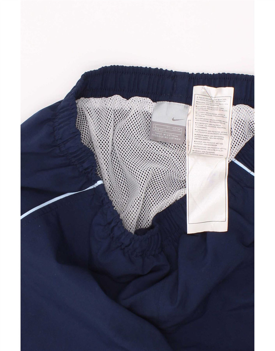 Nike Boys Sport Shorts 12-13 Years Large Navy Blue Polyester