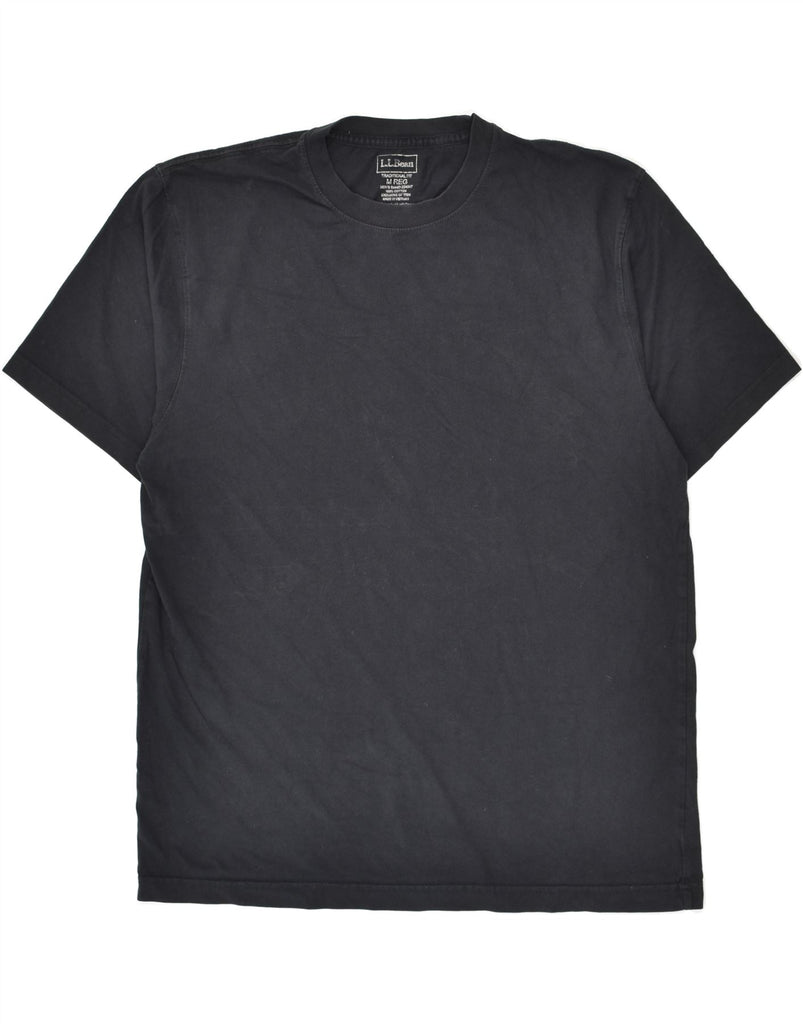 L.L.BEAN Mens Traditional Fit T-Shirt Top Medium Black Cotton | Vintage L.L.Bean | Thrift | Second-Hand L.L.Bean | Used Clothing | Messina Hembry 
