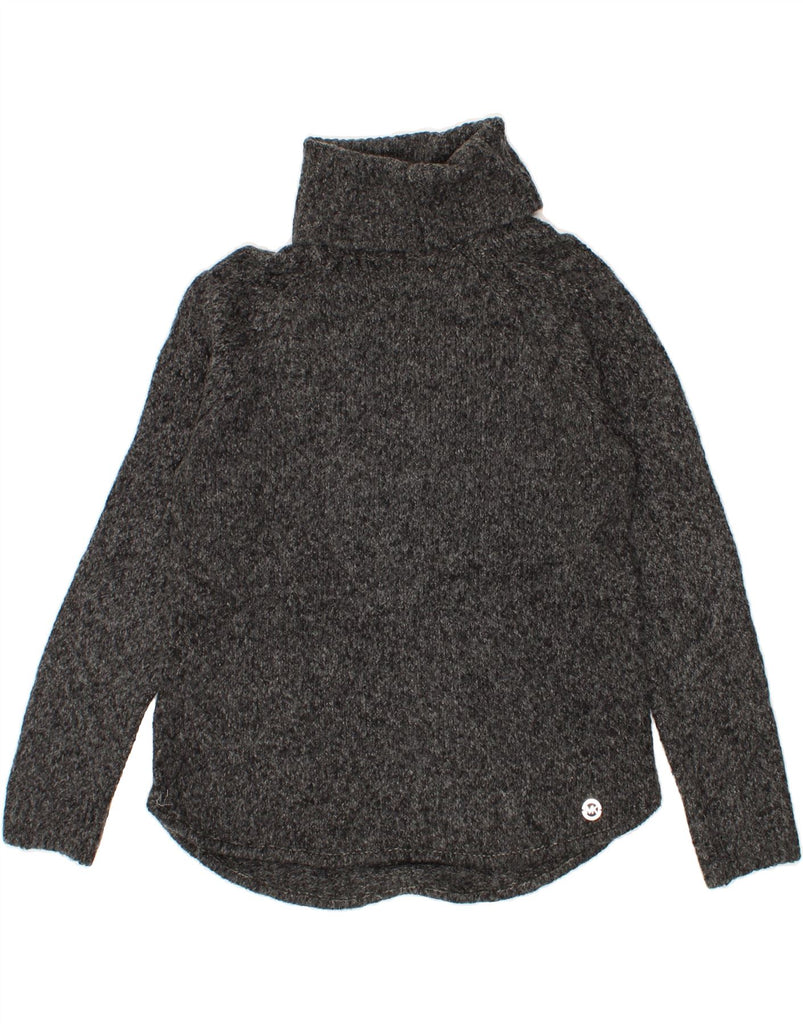 MICHAEL KORS Womens Roll Neck Jumper Sweater UK 14 Medium Grey Vintage Michael Kors and Second-Hand Michael Kors from Messina Hembry 