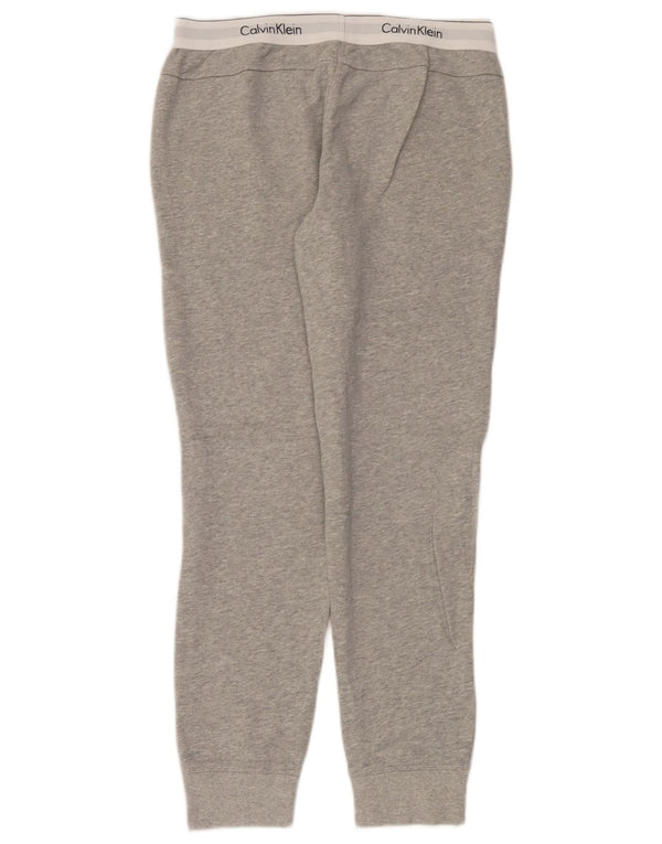 Calvin Klein Womens Tracksuit Trousers Joggers UK 14 Medium Grey