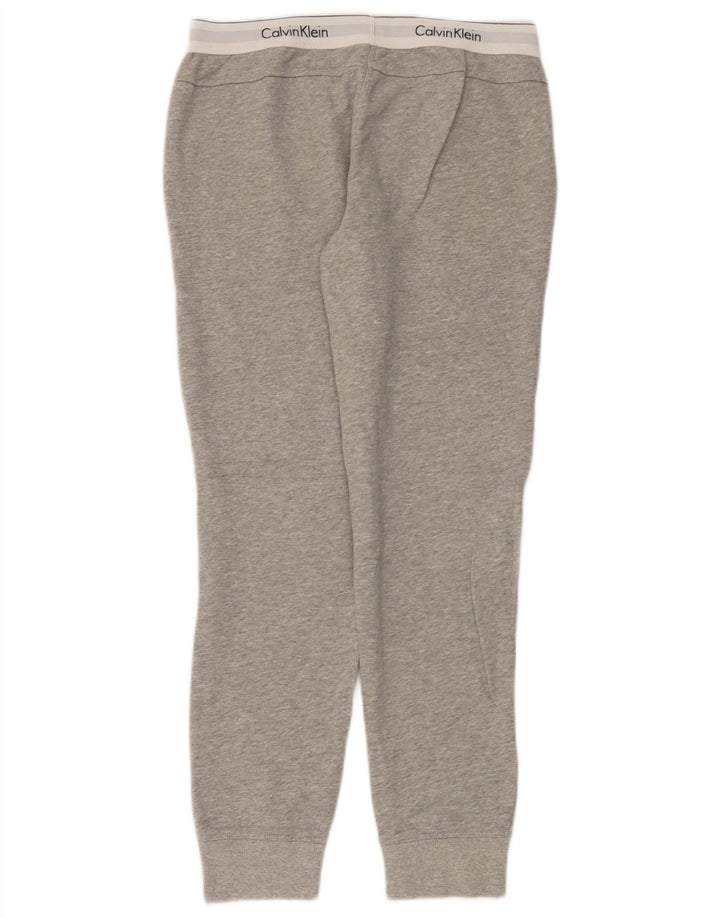 Calvin Klein Womens Tracksuit Trousers Joggers UK 14 Medium Grey