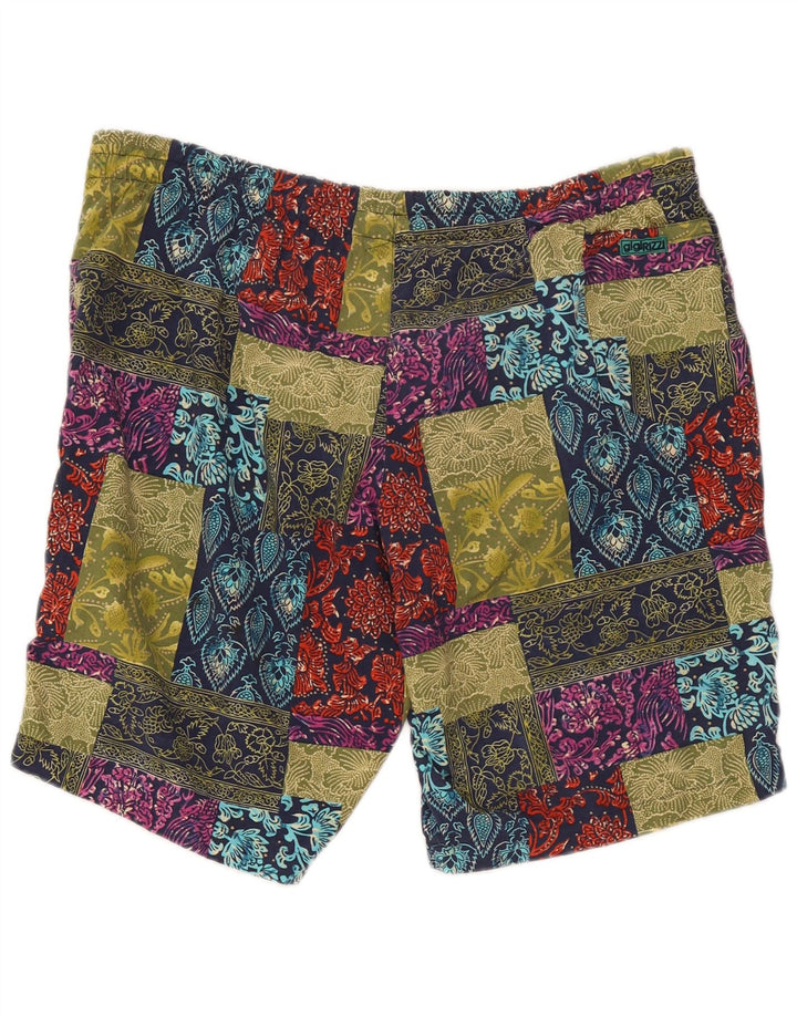 Gigi Rizzi Mens Swimming Shorts IT 54 2XL Multicoloured Patchwork