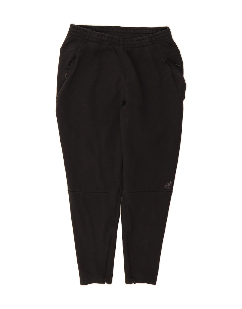 ADIDAS Womens Tracksuit Trousers UK 14 Medium  Black Cotton Vintage Adidas and Second-Hand Adidas from Messina Hembry 