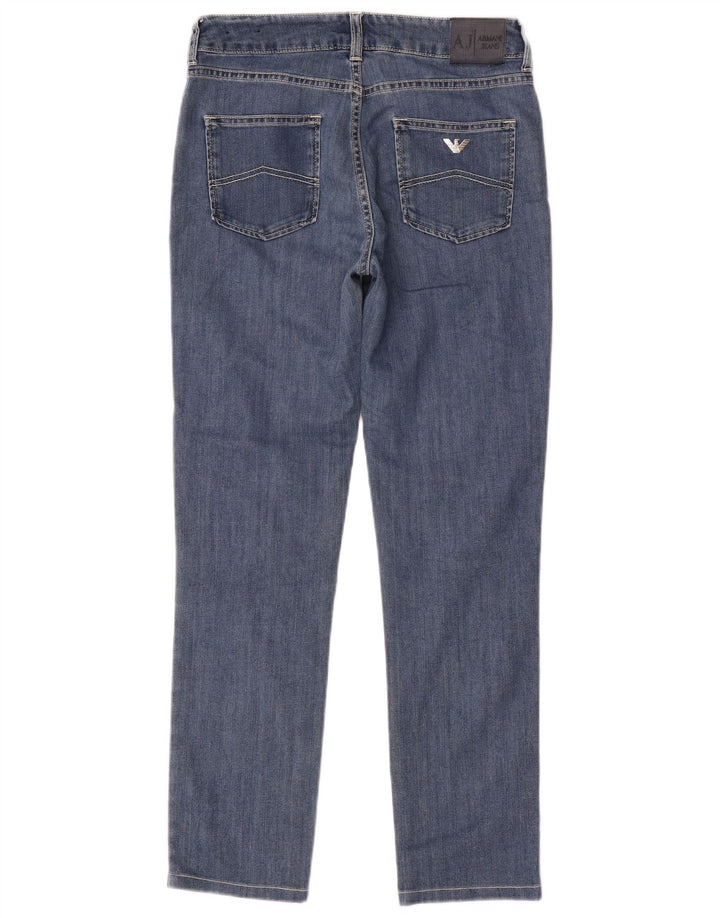 Armani Womens Slim Jeans W28 L28 Navy Blue Cotton