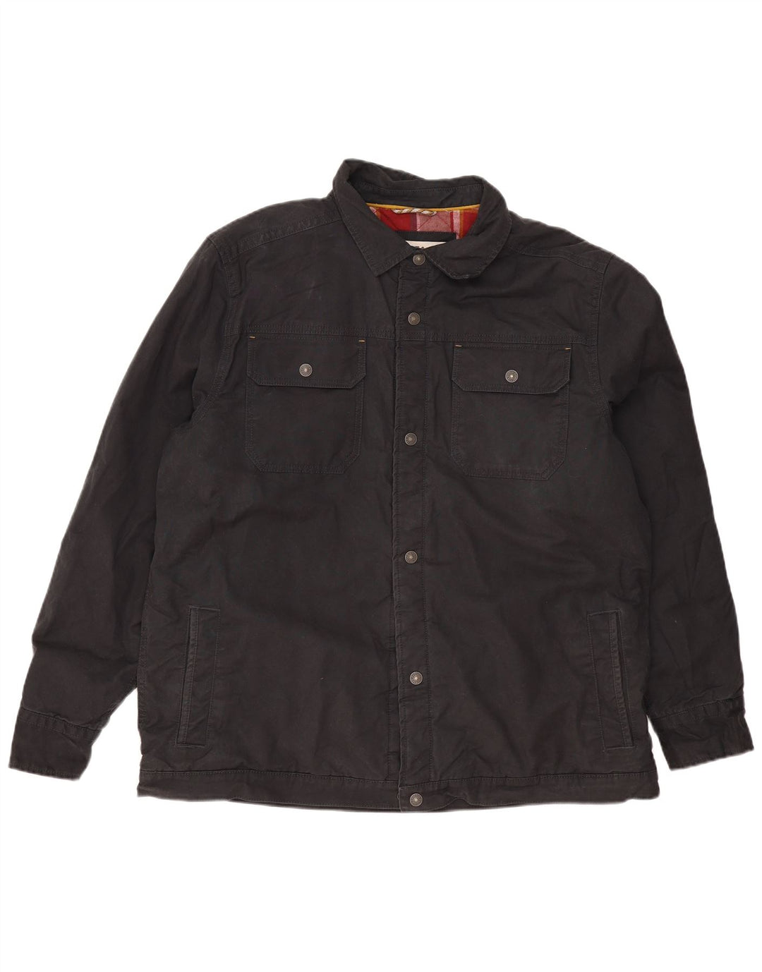 FAT FACE Mens Bomber Jacket UK 44 2XL Black Cotton