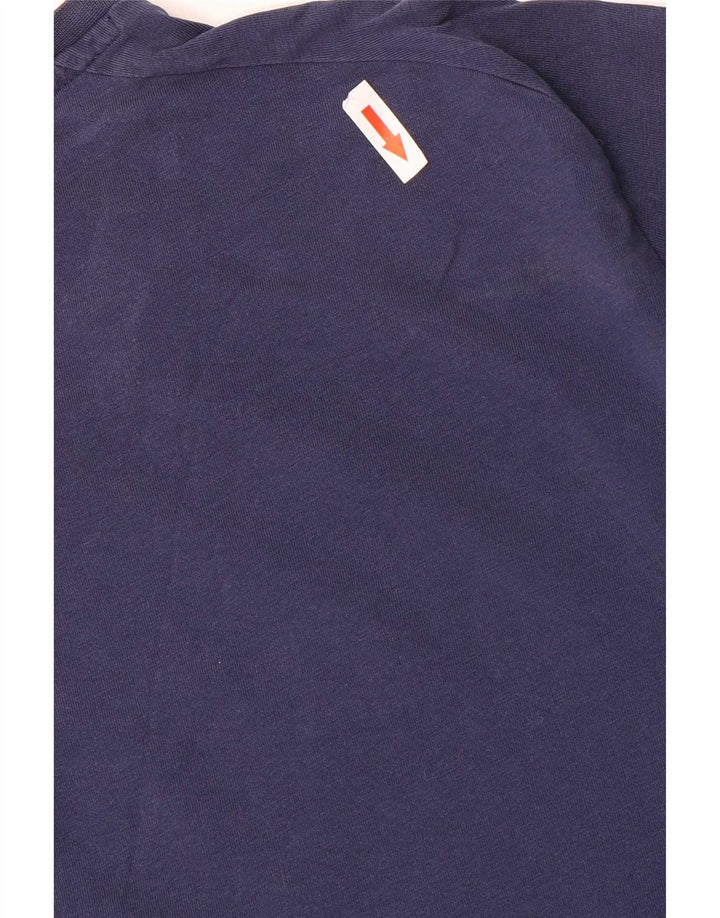 Adidas Mens Graphic T-Shirt Top XL Navy Blue