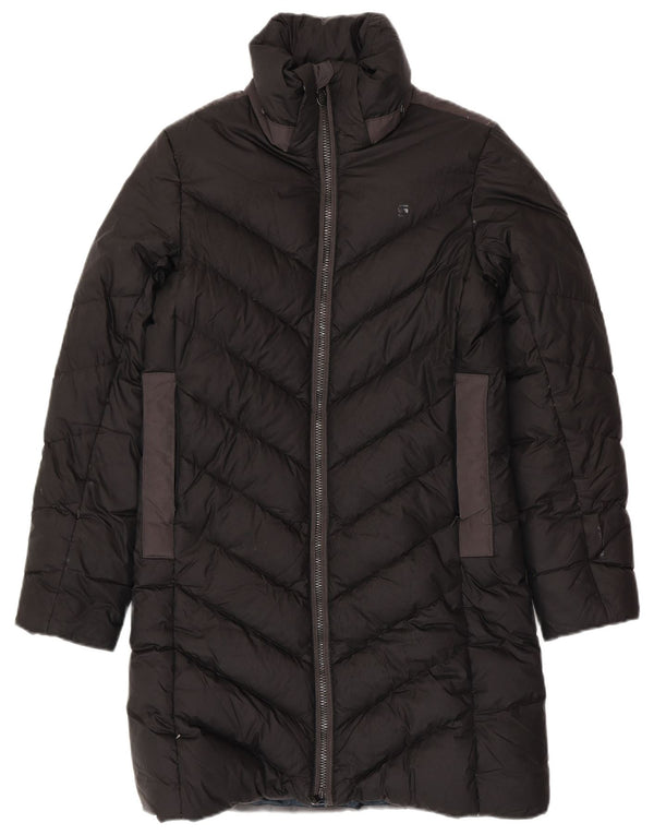 G-STAR Womens Padded Coat UK 10 Small Black Polyester