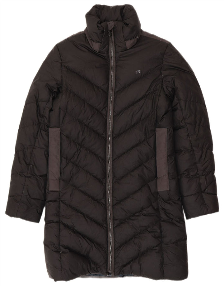 G-STAR Womens Padded Coat UK 10 Small Black Polyester