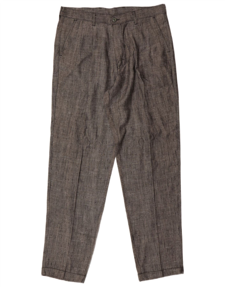 Lee Mens Cooper Tapered Chino Trousers W36 L33 Grey Viscose