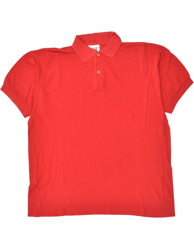 RIFLE Mens Polo Shirt XL Red Cotton | Vintage Rifle | Thrift | Second-Hand Rifle | Used Clothing | Messina Hembry 