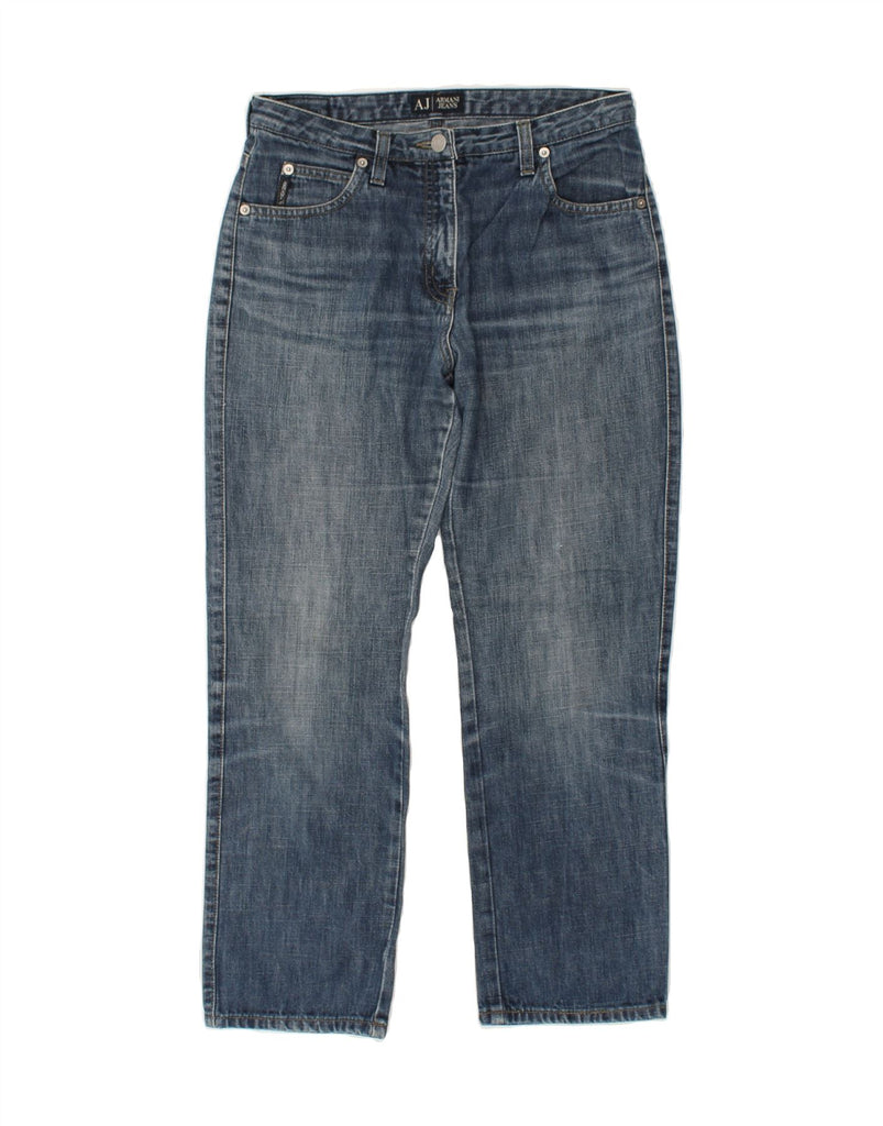 ARMANI Womens Straight Jeans W28 L26 Blue | Vintage Armani | Thrift | Second-Hand Armani | Used Clothing | Messina Hembry 