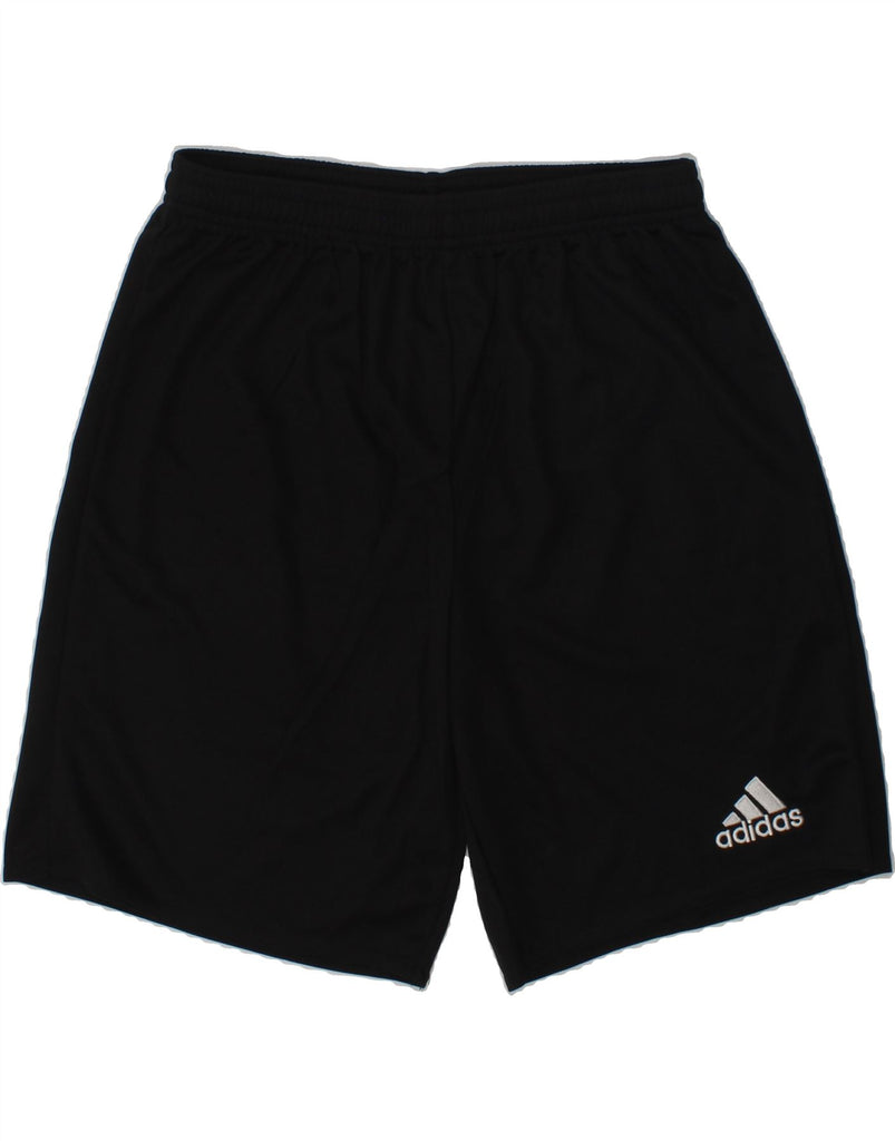 ADIDAS Boys Sport Shorts 13-14 Years Black Polyester | Vintage Adidas | Thrift | Second-Hand Adidas | Used Clothing | Messina Hembry 