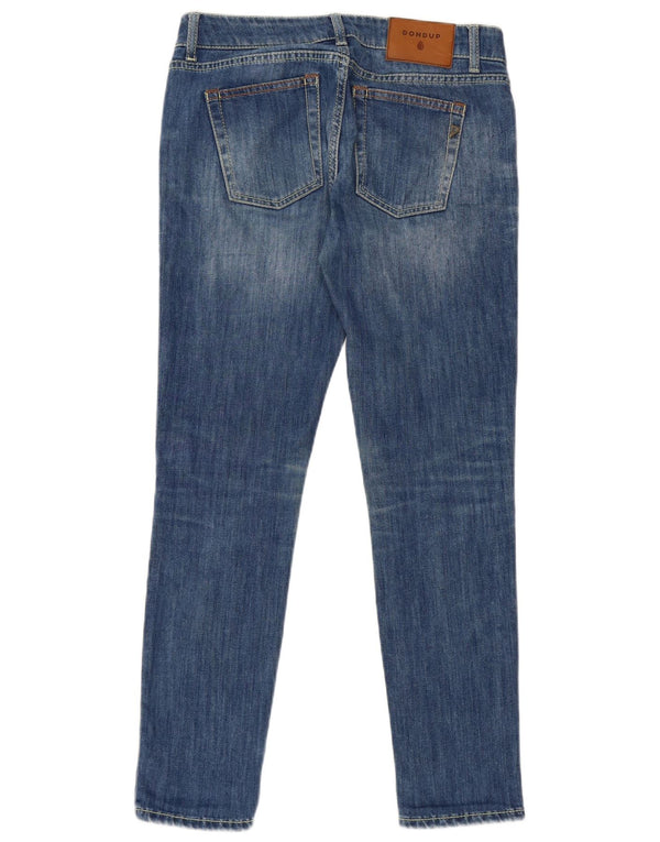 Dondup Womens Slim Jeans W28 L28 Blue Cotton