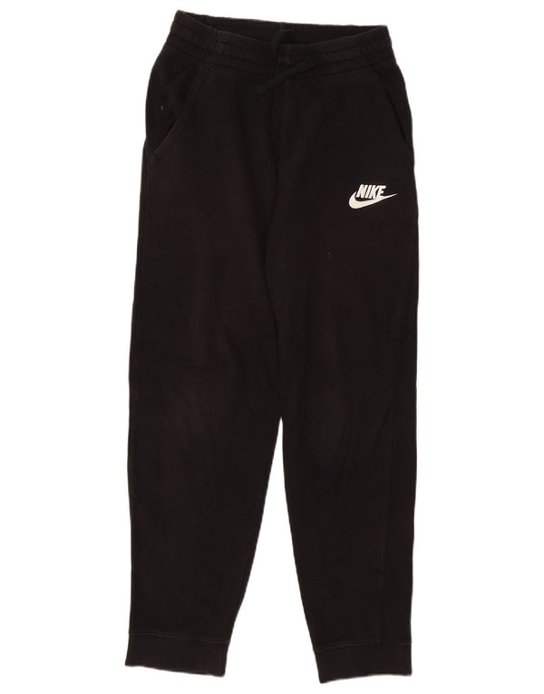 Nike Boys Tracksuit Trousers Joggers 13-14 Years XL Black Cotton