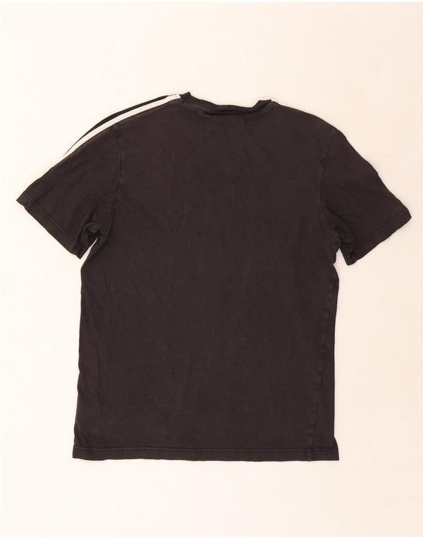 Adidas Mens Graphic T-Shirt Top Small Black Cotton
