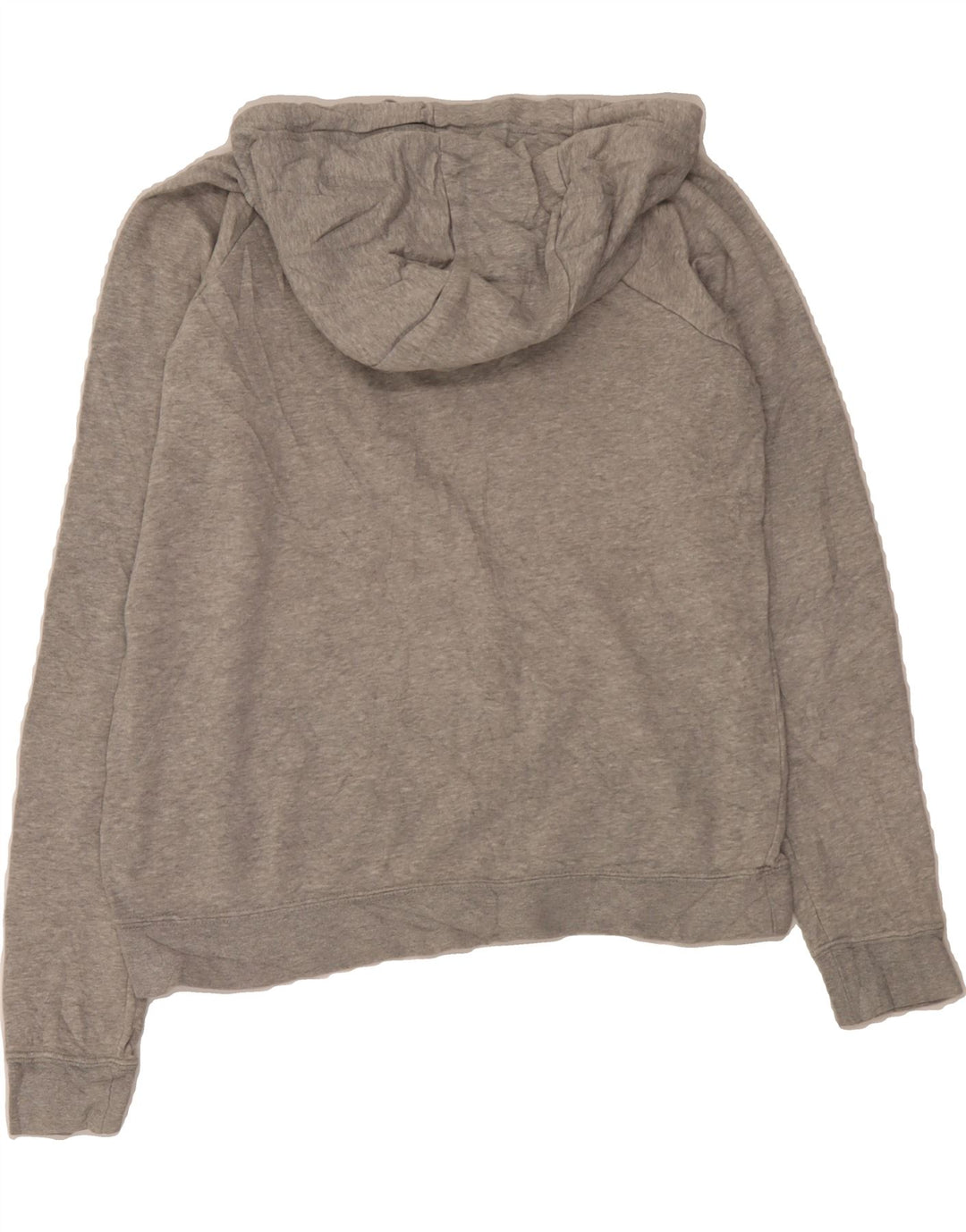 NIKE Womens Oversized Hoodie Jumper UK 10 Small Grey Cotton Vintage Nike and Second-Hand Nike from Messina Hembry 